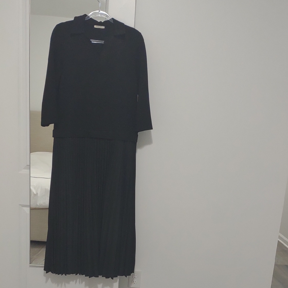 Chic Black Long Sleeve Dress